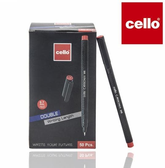 Cello CL-M6 Bold Tip Blue Ballpoint Pen (Box of 50) - 1